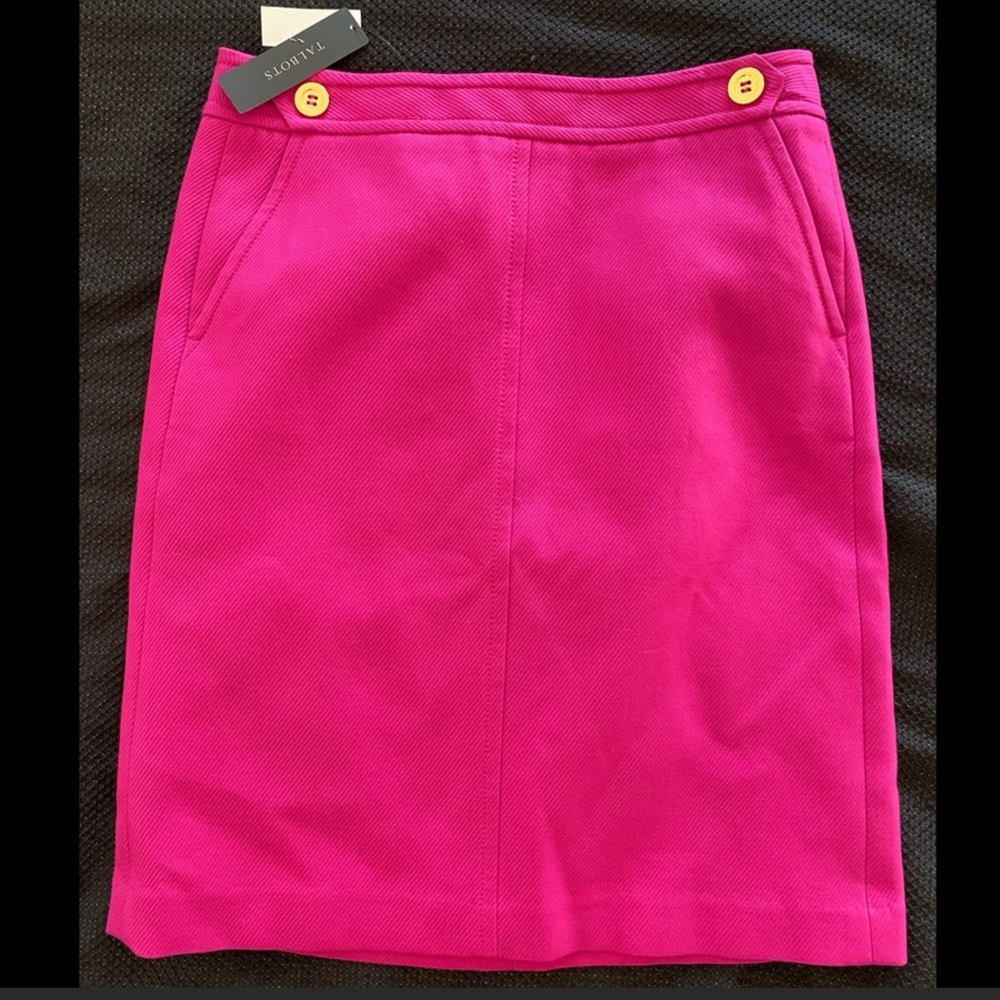Talbots hot pink skirt Size 6.